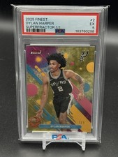 Marketplace image: 2025-26 Topps Finest Dylan Harper Superfractor 1/1 PSA 5 Spurs