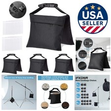 Professional Sandbags Set - 4 Heavy Duty Bags with Easy-to-Use Buckles