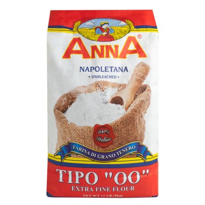 Anna Tipo 00 Flour 176 Ounce Authentic Italian Pizza Baking Flour Milled Fine