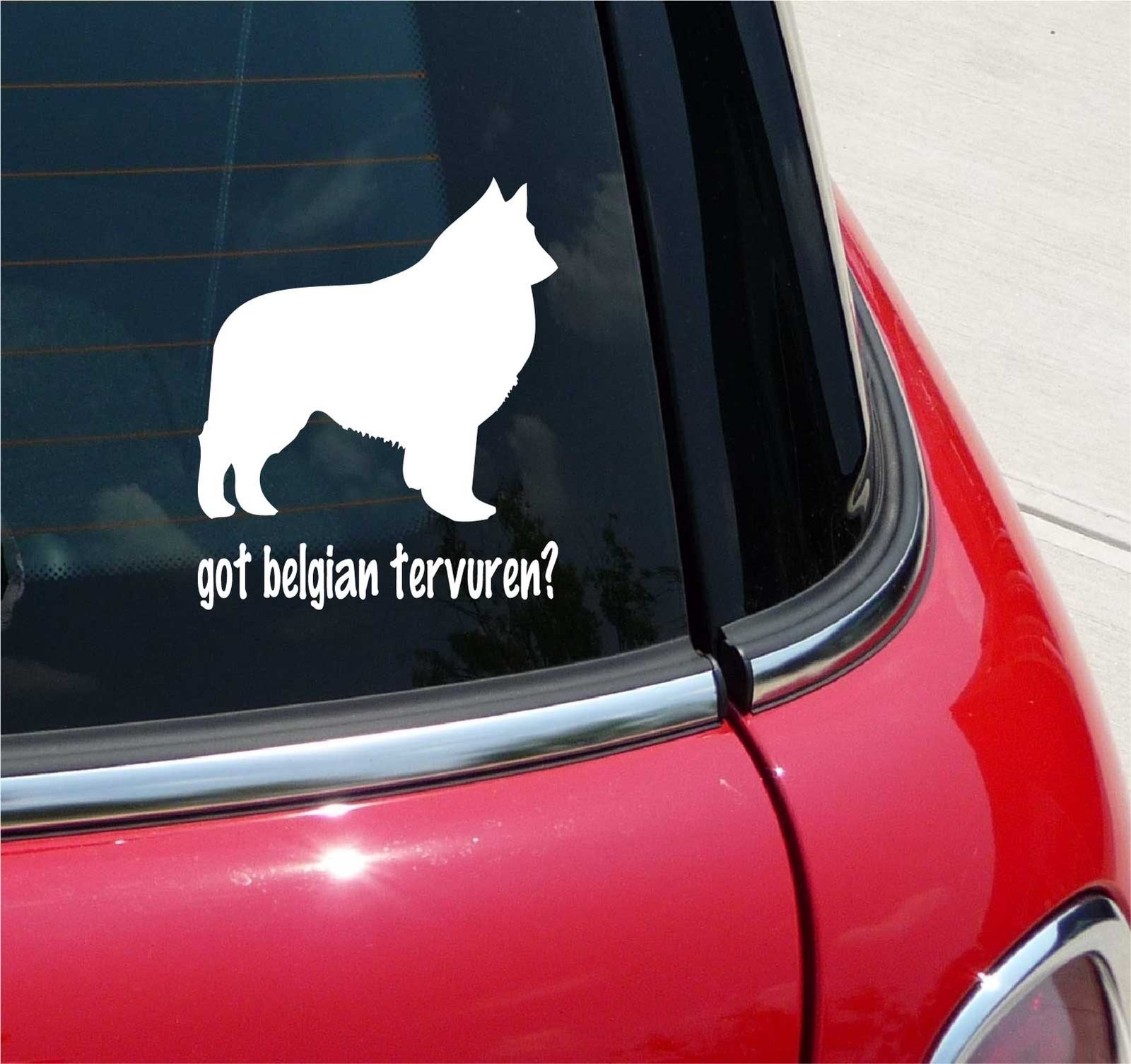 Belgian Tervuren Dog Graphic Decal Sticker for Car or Wall Art