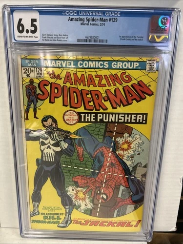 Amazing Spider-Man #129 CGC 6.5 (Marvel Comics 1974) 1st Appearance of Punisher
