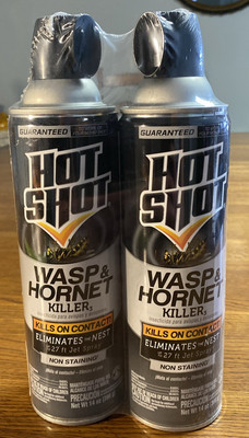 Lot of 2 Hot Shot 00900 Wasp & Hornet Killer @230