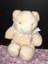 Vintage-7 Eden Sitting Musical Bear Peach Pink Twinkle Twinkle Little Stars