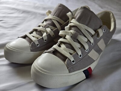 Pro Keds Royal Plus Low Canvas Sneaker Gray PK66700 Sz 12 14
