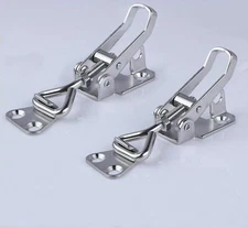 2X Marine Stainless Steel Toggle Latch Cabinet Clamp -Small Size