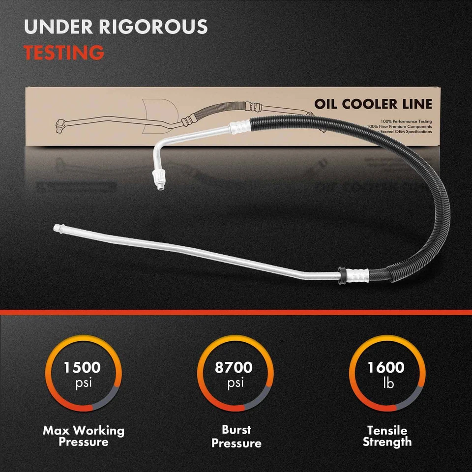 Manguera superior del enfriador de aceite del motor de salida para Chevy C1500 C2500 Tahoe GMC Yukon C3500 Foto 3 de 4