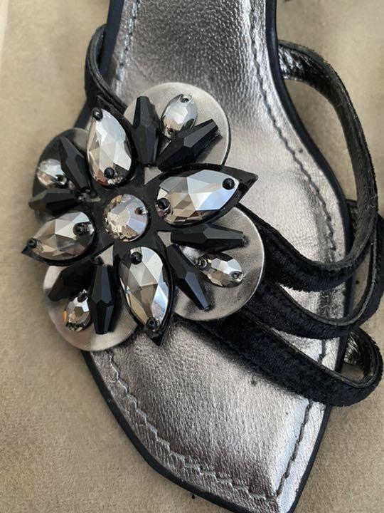 Louis Vuitton フラワー装飾ミュール Louis Vuitton Flower Motif Sandals Mule 34.5 | eBay