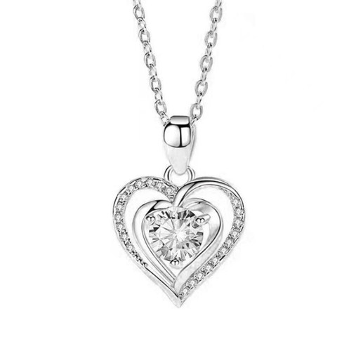 Heart Symbol Necklace for Women Valentine's Day Mother's Forever Love Heart USA - Picture 12 of 14