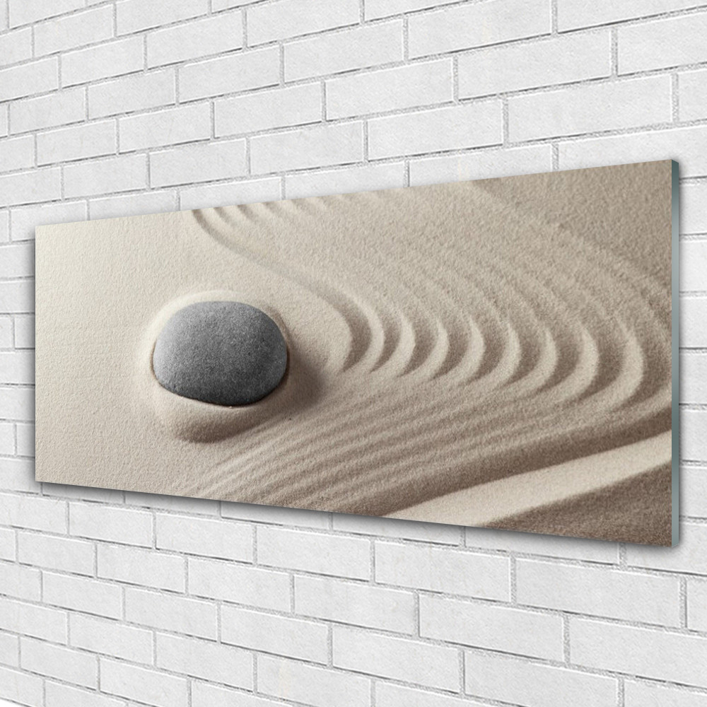 Tableau sur Plexiglas d'art minéral 125x50 cm de qualité galerie d'art moderne
