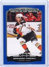 2022-23 O-Pee-Chee Brayden Tracey Marquee Rookie Blue Border - Anaheim Ducks