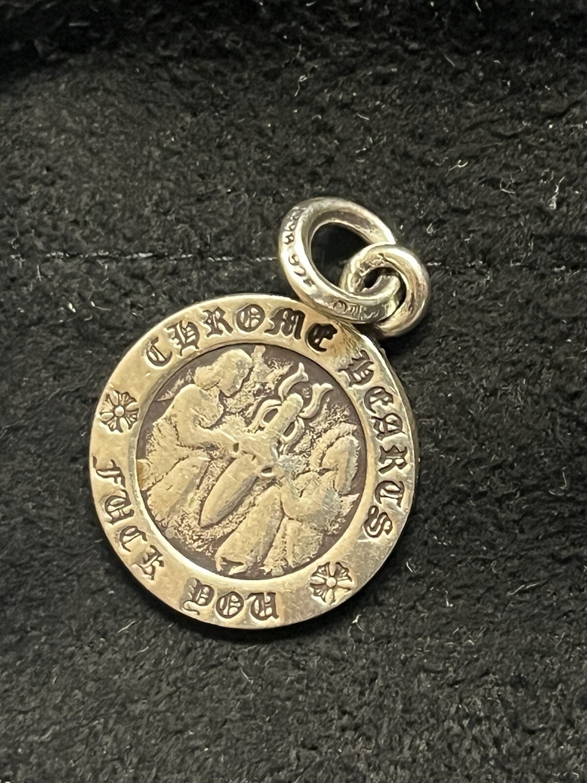 Chrome Hearts .925 Silver Angel Pendant