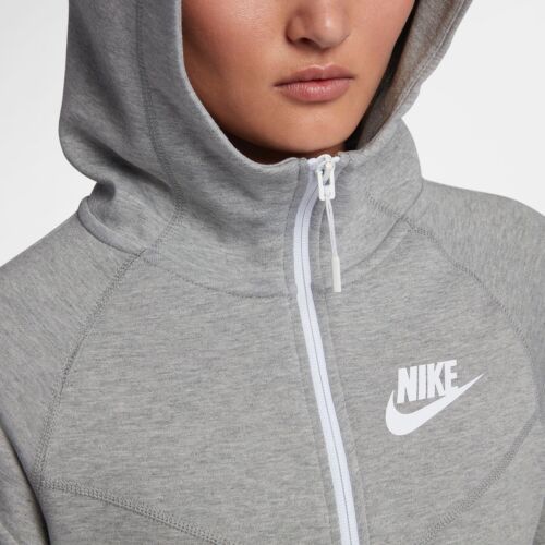 Chaqueta con capucha para mujer Nike de lana 930759-063 NSW gris | eBay