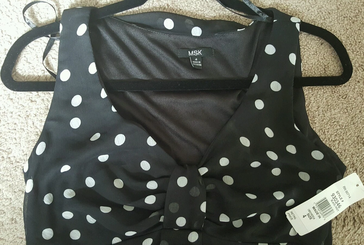 Msk polka hotsell dot dress