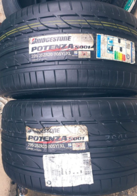 ブリヂストン POTENZA S001 295/35ZR20 2本 7～8分と6～7分溝