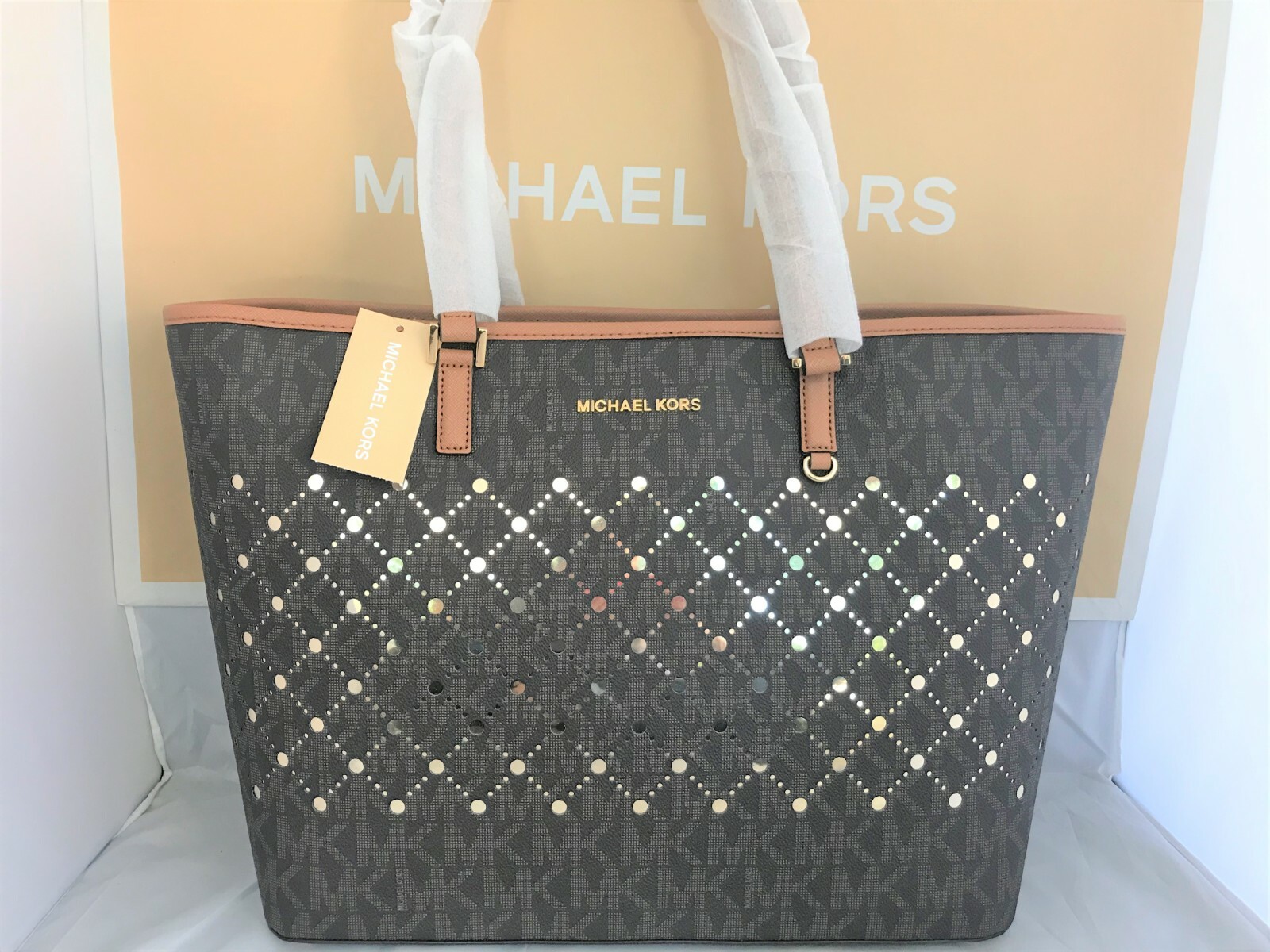 michael kors jet set travel large tote
