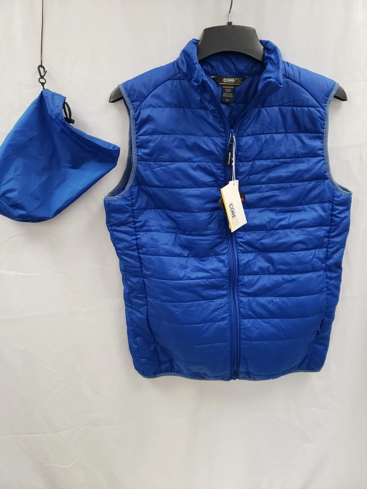 Core 365 Men's 100% Polyester Prevail Packable Puffer Outerwear Vest CE702 Small