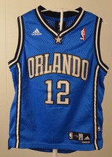 Adidas Orlando Magic NBA Jersey 12 Dwight Howard Kids Medium 10-12 Blue