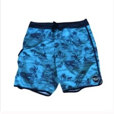 Board House Men's Medium 33 Tropical Beach Cactus Swim Shorts
