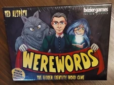 WEREWORDS  Bezier Games Hidden Identity Word Game - Ted Alspach - NEW - SEALED