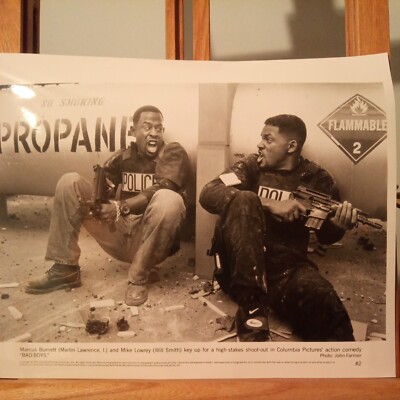 1995 Will Smith & Martin Lawrence in Bad Boys Press Photo