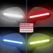 Set of 2: Car Side Rear View Mirror Reflective Decal Auto Racing Stripes Sticker