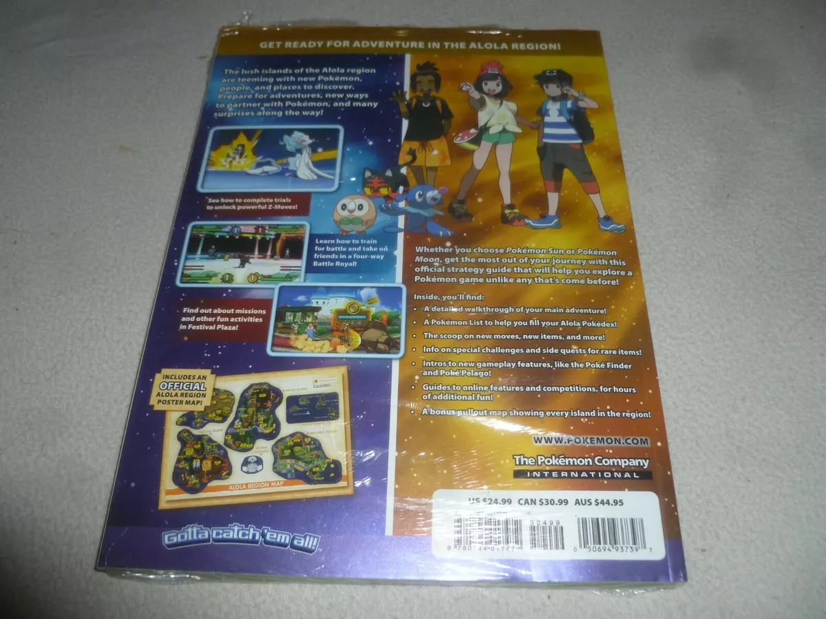 POKEDEX POKEMON SUN MOON ALOLA REGION OFFICIAL GAME STRATEGY GUIDE