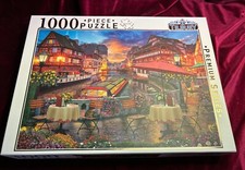 1000 piece Tilbury Premium Series puzzle, canal scene