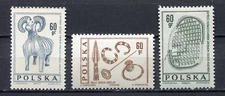 35737) Poland 1966 MNH Archeology 3V Scott# 1461/63
