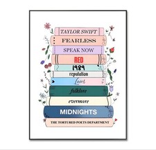 Taylor Swift Poster, Swifty Gift Albums as books, Eras Tour, TTPD Poster