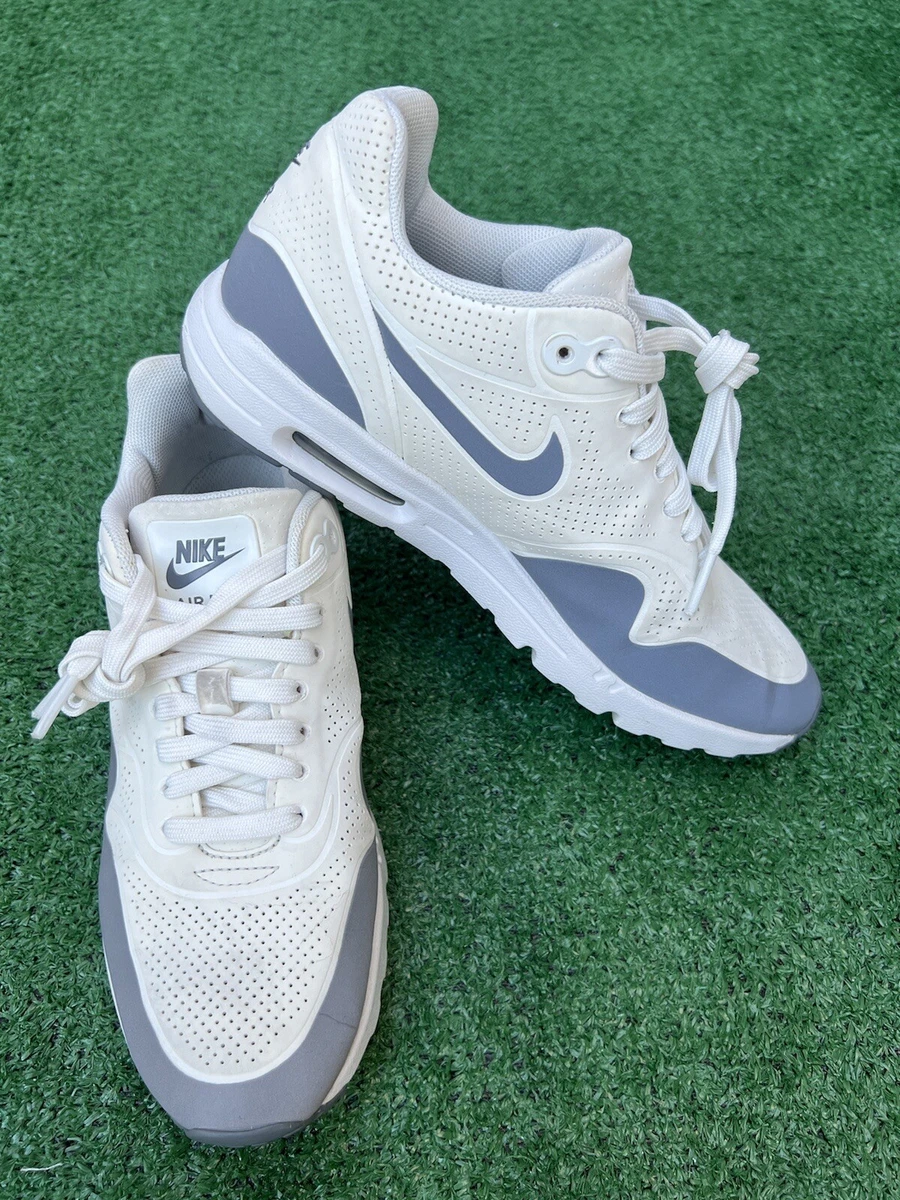 Mysterieus Ongemak George Stevenson Nike Air Max 1 Ultra Moire White Gray Silver 704995-101 Running Shoes Woman  Sz 7 | eBay