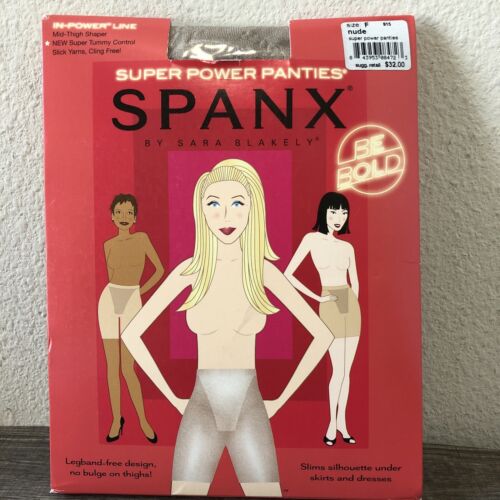 SPANX Super Power Panties Size F In Nude
