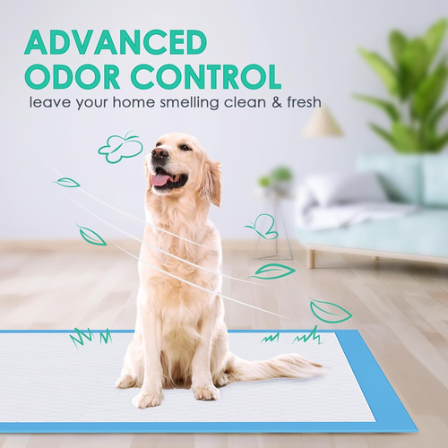 Dog Pee Pads Extra Large 36"x36", XX-Large Puppy Training Pads with Adhesive Tab - Picture 7 of 9