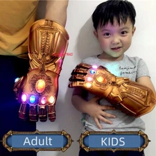 Anime Thanos Infinity Gauntlet Full Metal LED 1/1 Wearable Adult/Kid Cosplay  