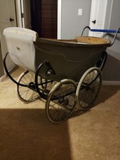 Vintage Silver Cross Baby Carriage Stroller VTG England