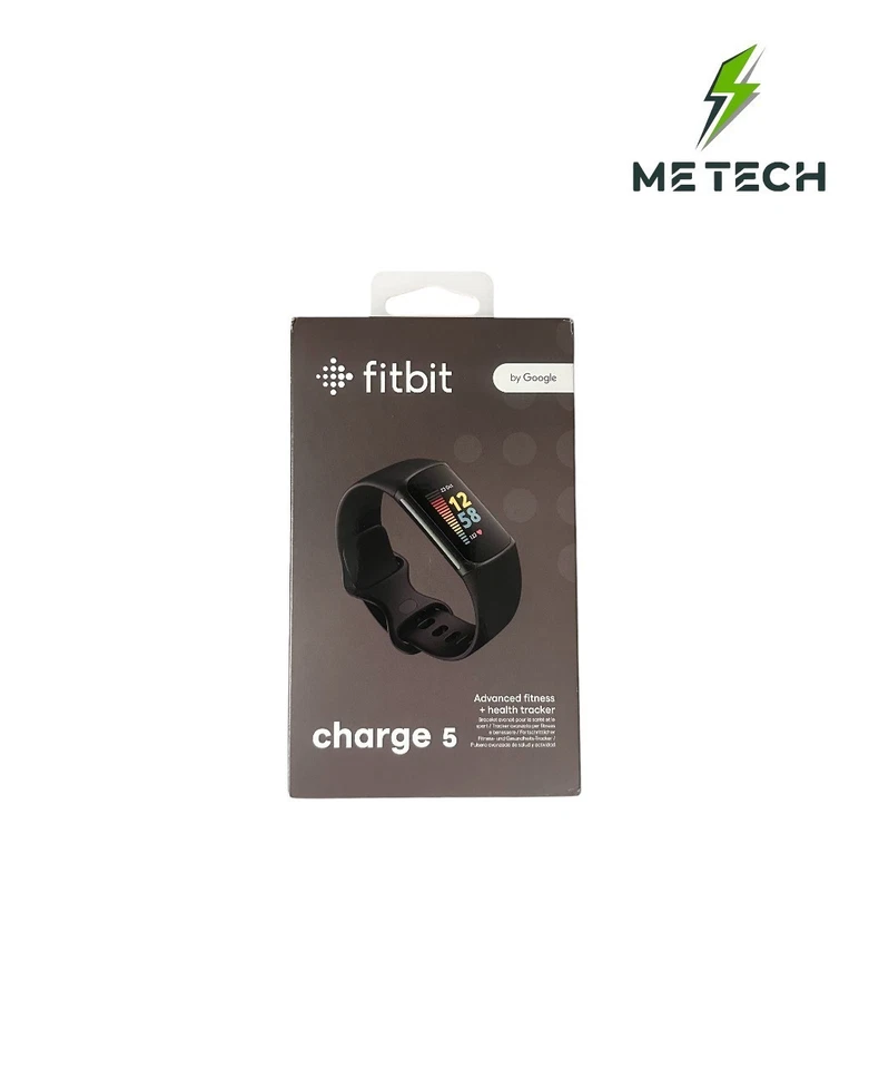 Fitnessuhr Fitnesstracker Smartwatch Sportuhr Schwarz Graphit Fitbit Charge 5 - Bild 2 von 4