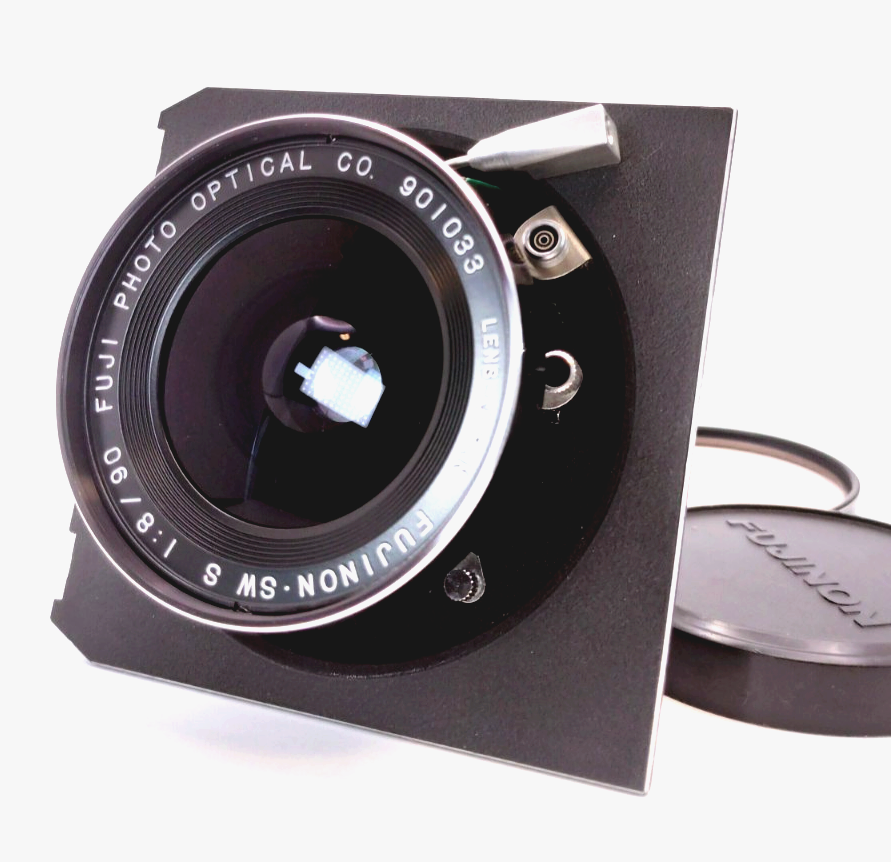 Exc+5】Fujinon SW 90mm f8 Large Format Lens Copal #0 Shutter w