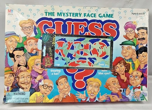 Vintage Guess Who Board Game 1998 Complete Milton Bradley Mystery Matching