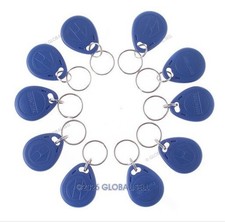 50pcs RFID 125Khz Proximity ID Card Key Tags Keyfobs Brane NEW