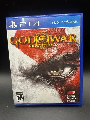 God of War III Remastered (Sony PlayStation 4, 2015) PS4 Tested & Working!
