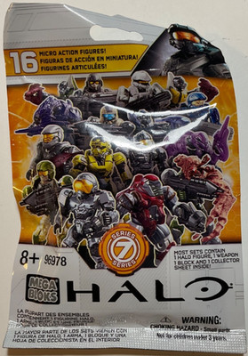 Mega Bloks Halo 2013 Blind Bag Series 7 Grey Halo 4 UNSC Marine Sealed in Bag