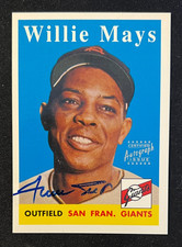 1996 Topps Willie Mays AUTO Commemorative Set Autograph #10 - GIANTS