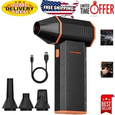 Eco-Friendly Cordless Air Duster - Turbo Speed Cleaning for Home Outdoor Use