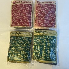 Vintage Silkies Pantyhose Womens Queen X-Large Lot 4 Colors Shapely TLC 90s