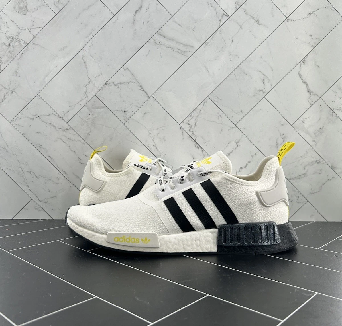 adidas gazelle silver green womens NMD_R1 STLT Primeknit main image 1