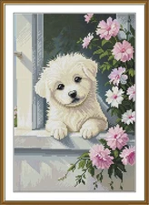 Creative Сross Stitch Embroidery Kit "A little happiness" Nova Sloboda