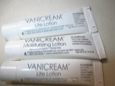 VaniCream Moisturizing Lotion For Sensitive Skin Travel Size .21 Oz-lot of 3