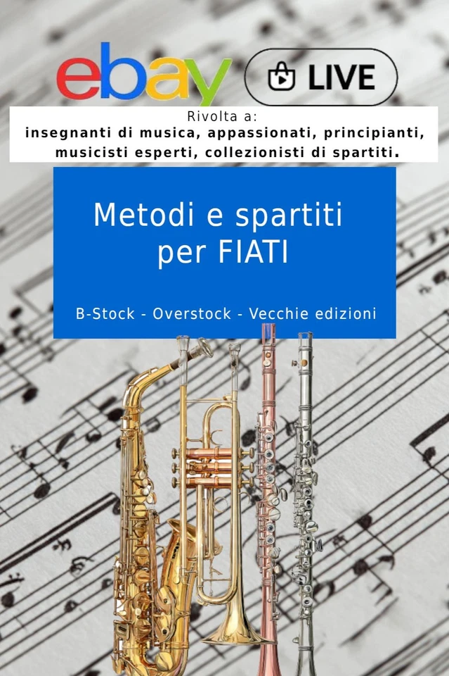 Spartiti musicali per fiati- occasioni - Bstock vecchie edizioni