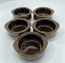 Tuxton French Onion Crock Soup Bowls Lot of 5