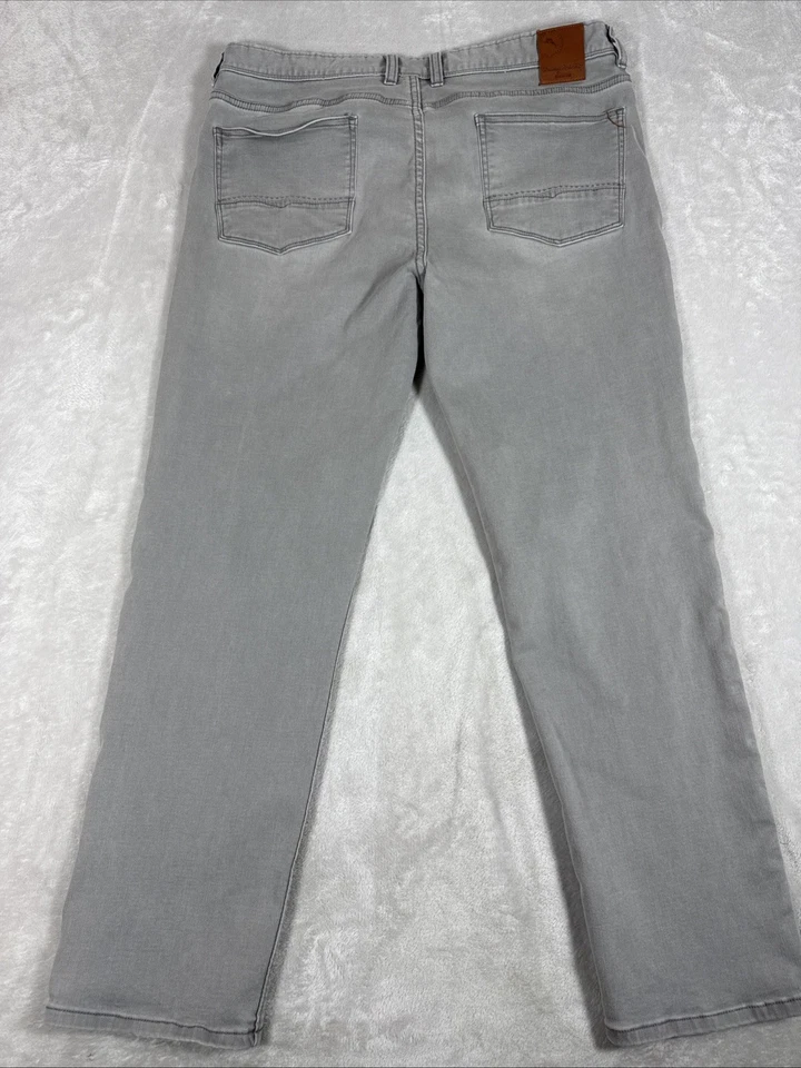 Мужские джинсы Tommy Bahama свободного покроя мягкие серые джинсовая ткань размер 38x32 - Изображение 3 из 4