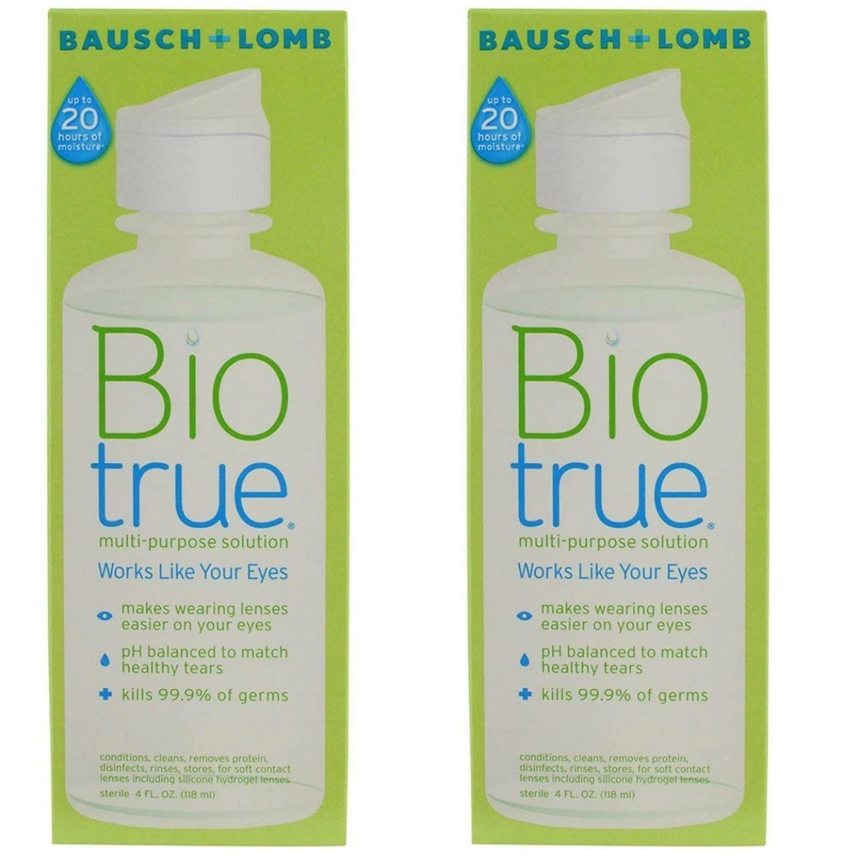 For Soft Contact Lenses 2 Pack 4 Oz